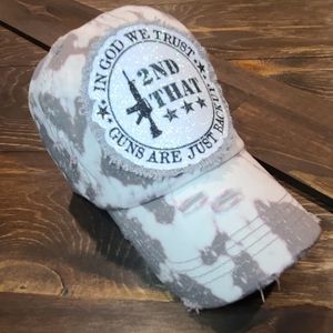 I 2nd That Glitter Patch Ponytail Hat